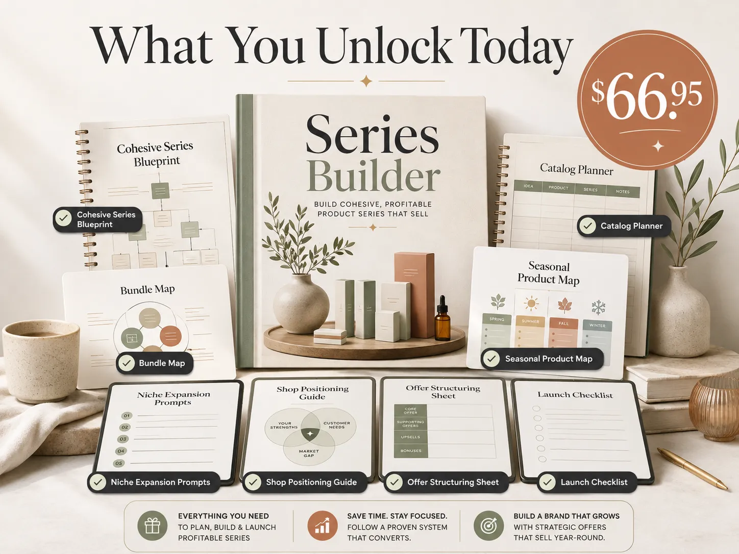 What you unlock today: Series Builder system with planners, maps, and launch tools for $66.95